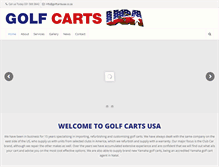 Tablet Screenshot of golfcartsusa.co.za